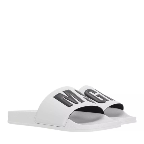 MSGM Slides White Slip-in skor