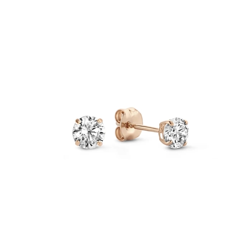 Isabel Bernard Earcuffs La Concorde Cã©Lesse 14 Karat Ear Studs With Zirco Rose Gold