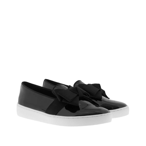 MICHAEL Michael Kors Val Slipper Patent Leather Black Slip-On Sneaker