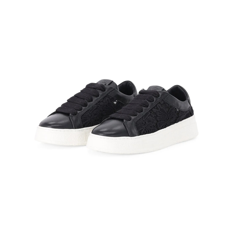 Agl Veterschoenen Sneaker Guily Fabric schwarz