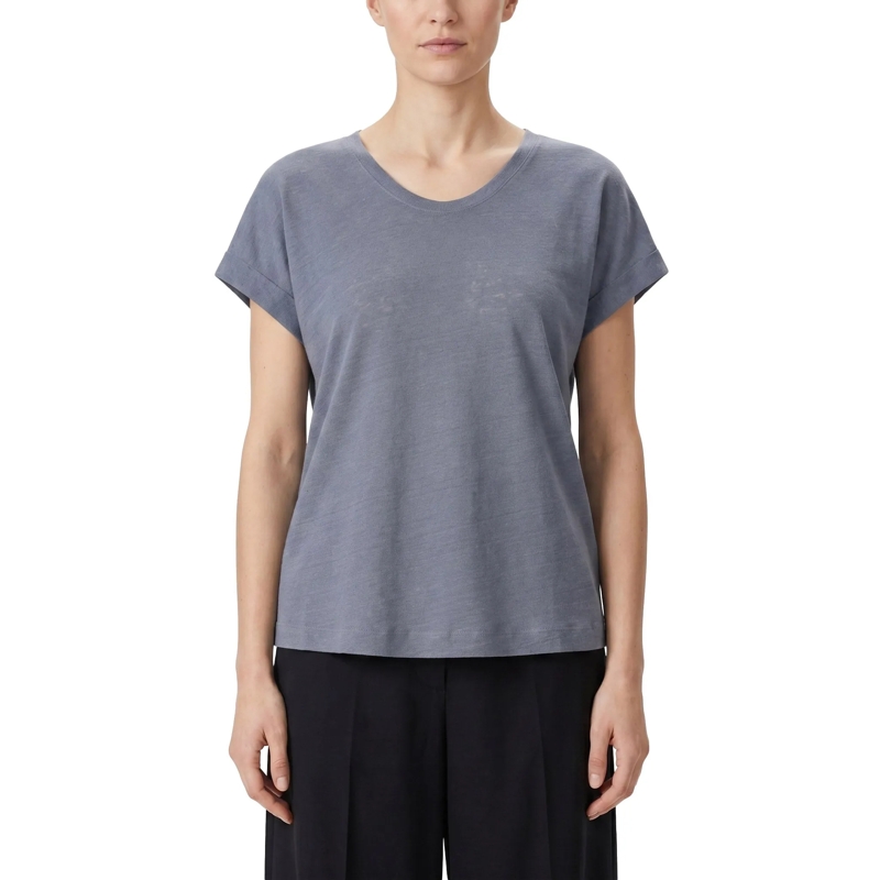 Luisa Cerano T-Shirt T-Shirt aus Leinen blau(Image 2)