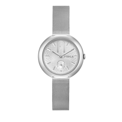 Furla COSY SECONDS WATCH Silver Tone Multifunction Watch