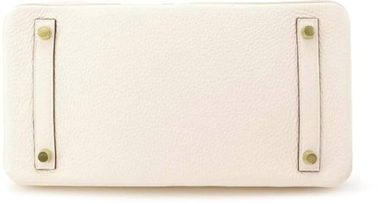 Hermès Crossbody bags 2022 Clemence Birkin Retourne 30 in wit