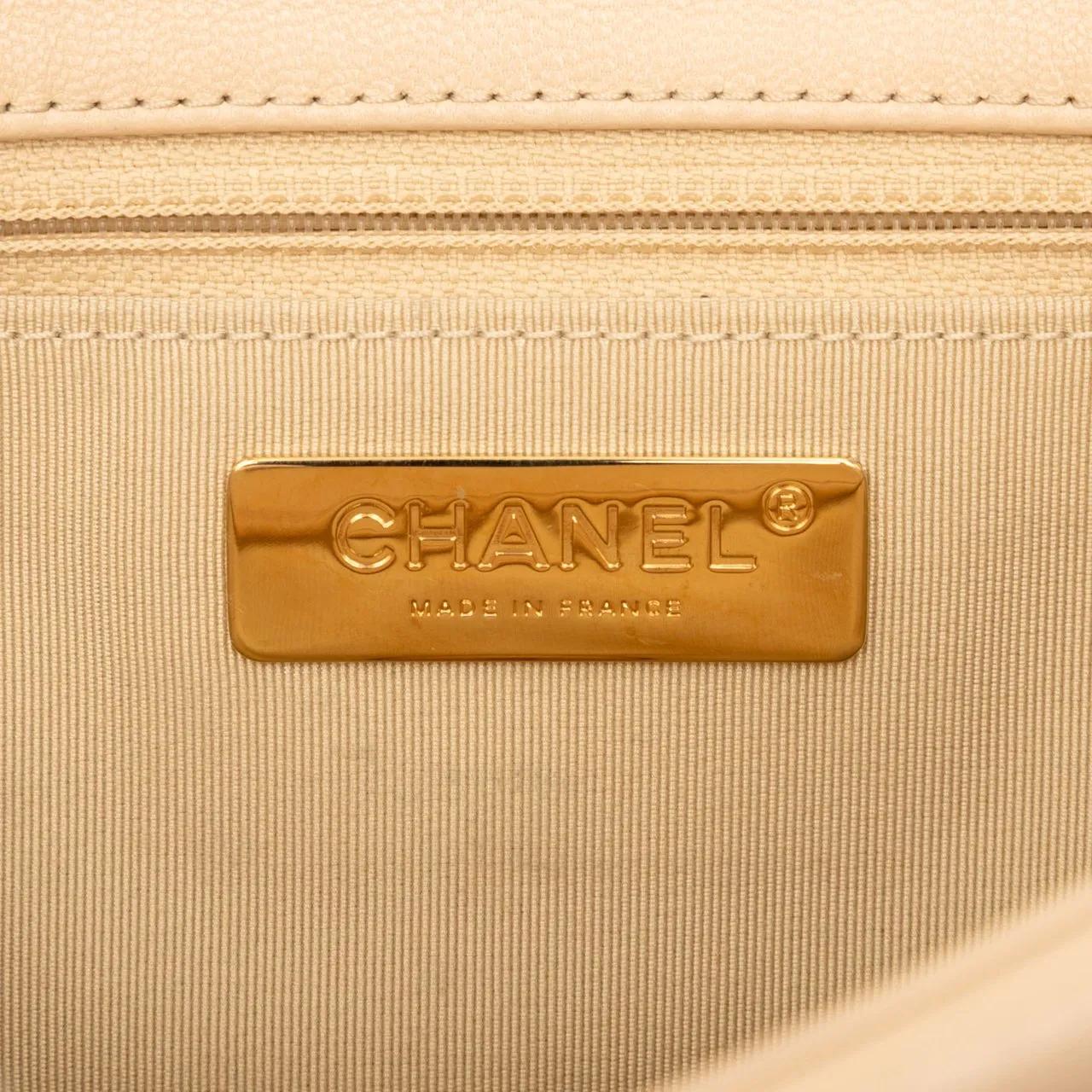 Thumbnail - Chanel Hobo Bags - Large Lambskin 19 Flap - Gr. unisize - in Braun - für Damen