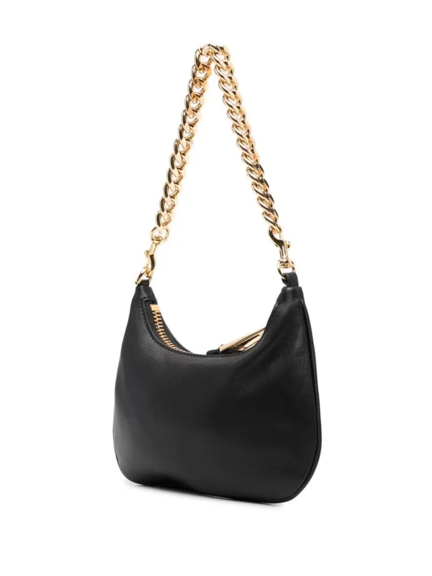 Moschino Hobo bags Shoulder Bag With Logo in zwart