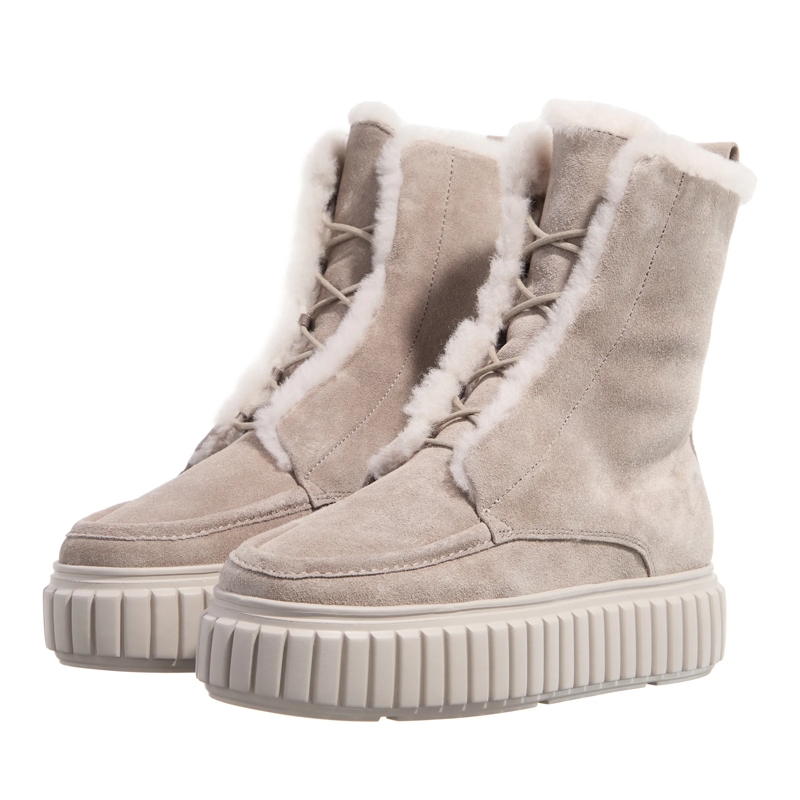 Kennel & Schmenger Winterboots ZAP Suede/Lammfell elefant/nat Scr