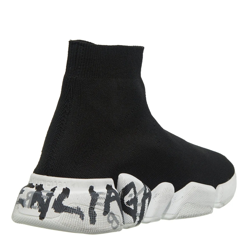 Balenciaga Slip-On-Sneaker Speed Shoes Black / White(Image 3)