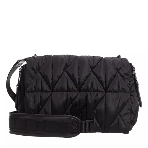 Karl Lagerfeld K/Studio Nylon Lg Shoulderbag Black Crossbody Bag