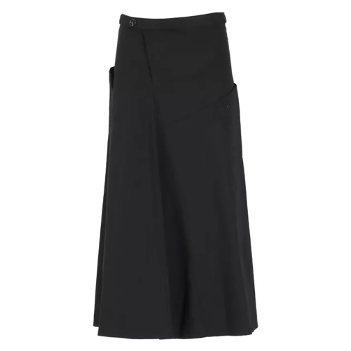 Y-3 Black Cotton Skirt For Woman Black 