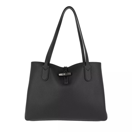Longchamp Roseau Essential Shoulder Bag  Black Shopper