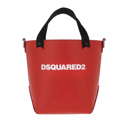 Dsquared2 Mini Logo Tote Red Crossbody Bag