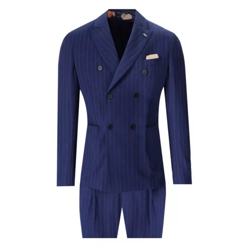 Bob Blue Pinstripe Suit Blue 