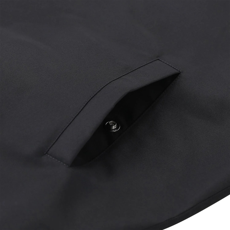 Givenchy  Pointed Collar Black Button-Up Coach Jacket Black(Image 9)