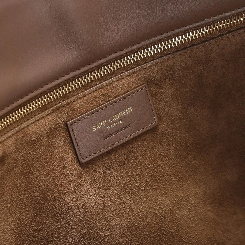 Saint Laurent Crossbody Bag Shopper Le 5 à 7 aus Veloursleder braun(Image 6)