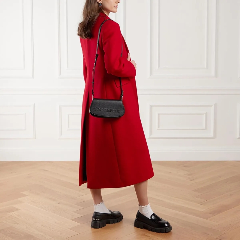 Coccinelle Schultertasche Coccinelle Myrtha Maxi Log Noir(Image 2)