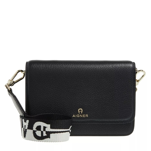 AIGNER Wos  Black Wallet On A Chain