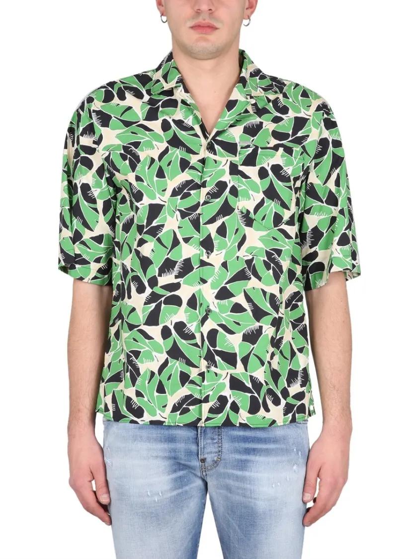 Thumbnail - Dsquared2 - Bowling Collar Shirt - Größe 48 - multi