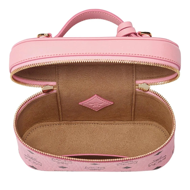 MCM Sac à bandoulière Aren Vi Lthr Mix Crossbody Mni, One Size Soft Pink(Image 9)