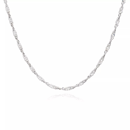 Rachel Jackson London Twist Chain Necklace Silver Långt halsband