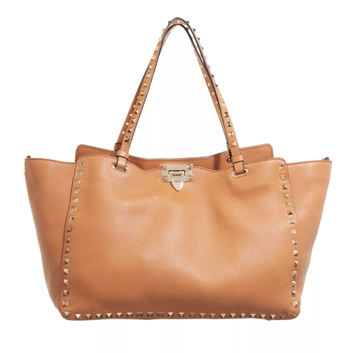 Valentino Garavani Medium Tote Bag Rockstud KEL almond beige Shopper