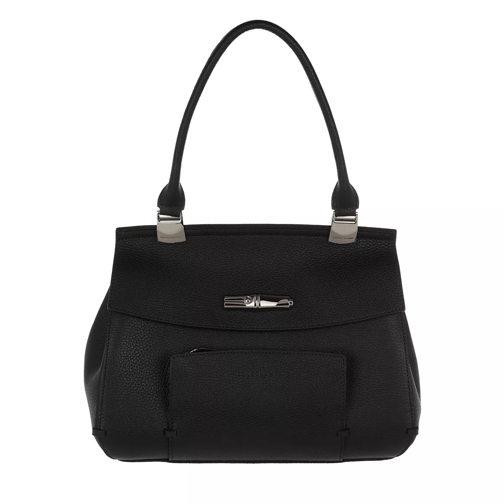 Longchamp Madeleine Top Handle Bag S Black Satchel