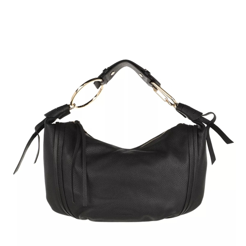 Borbonese Medium Orbit Satchel Bag Black Pochette-väska