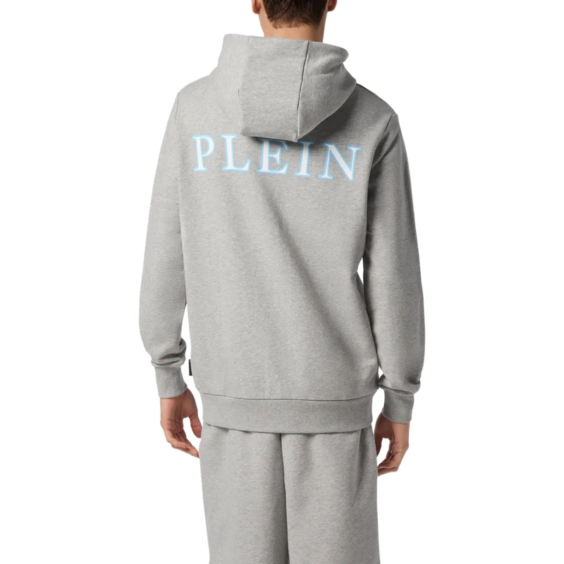 Philipp Plein Top Kapuzen-Sweatjacket Iconic Plein grau(Image 2)