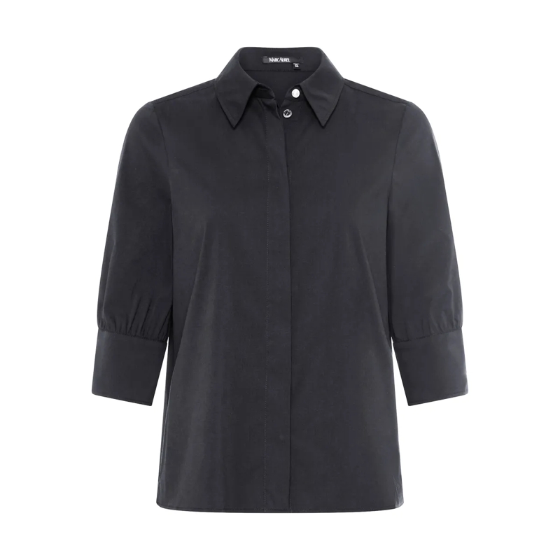 Marc Aurel Hemd Hemd schwarz