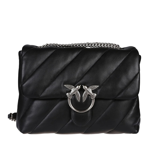 Pinko Draagtas Love Big Puff Maxi Quilt Bag Black schwarz