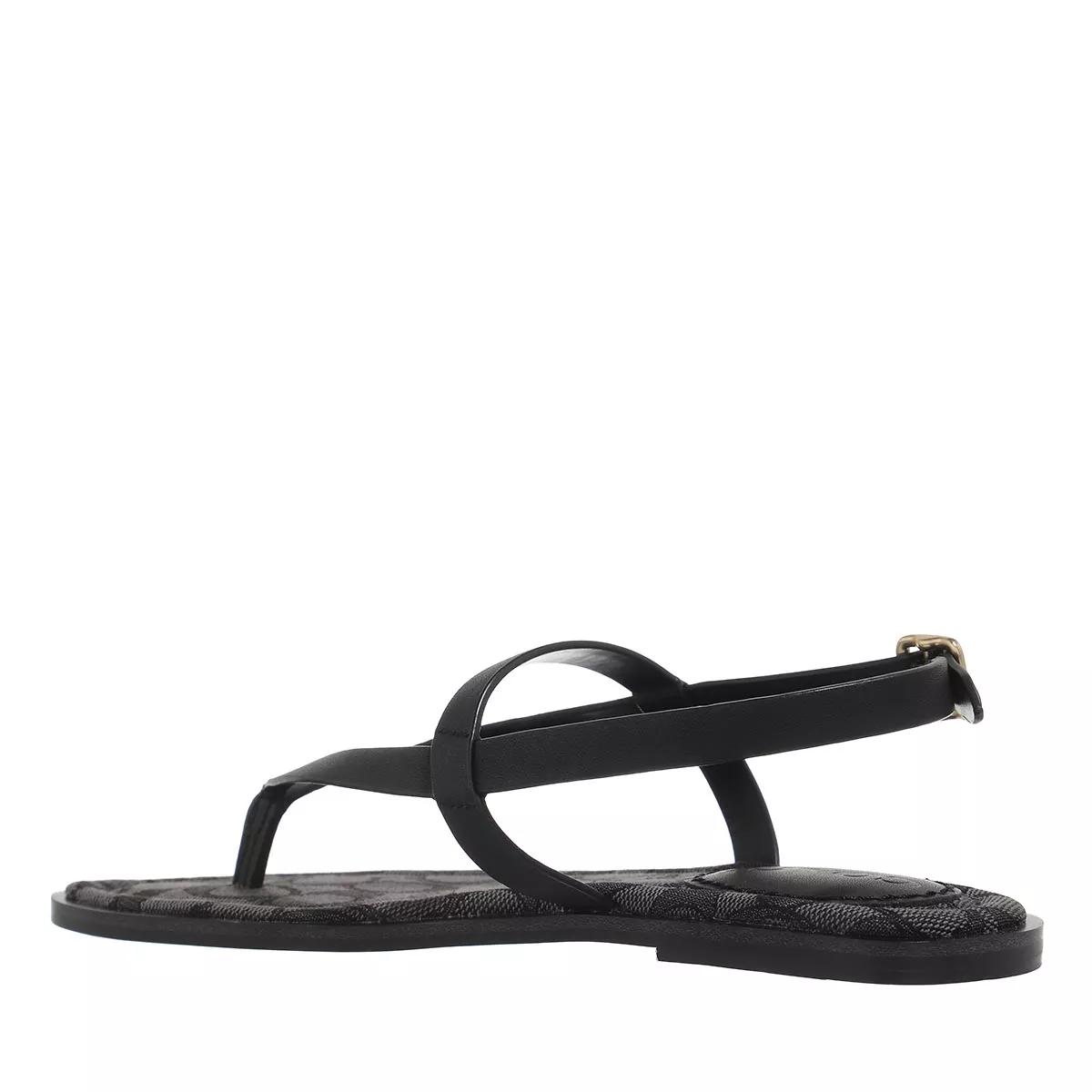 Coach black thong sandals clearance