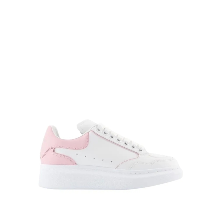 Alexander mcqueen shoes white and pink on sale