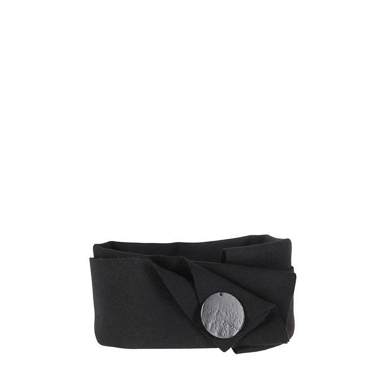 Maria Calderara Écharpe légère Necklace Collar Black