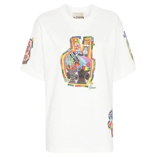 Alemais X Michael Swaney Organic Cotton T-Shirt White 