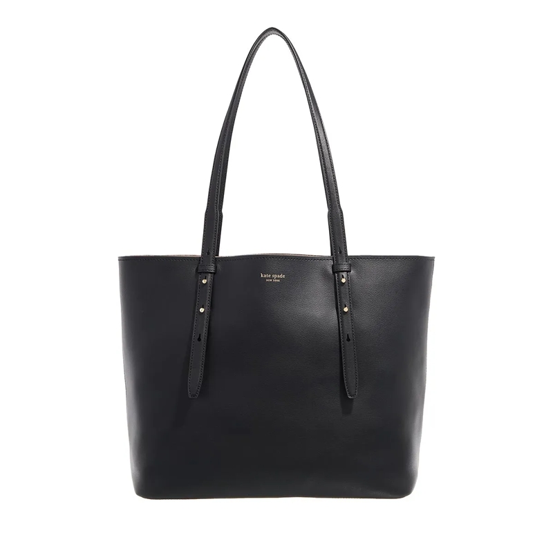 Kate Spade New York Shopper Do It All Fine Grain Leather Large Tote Black