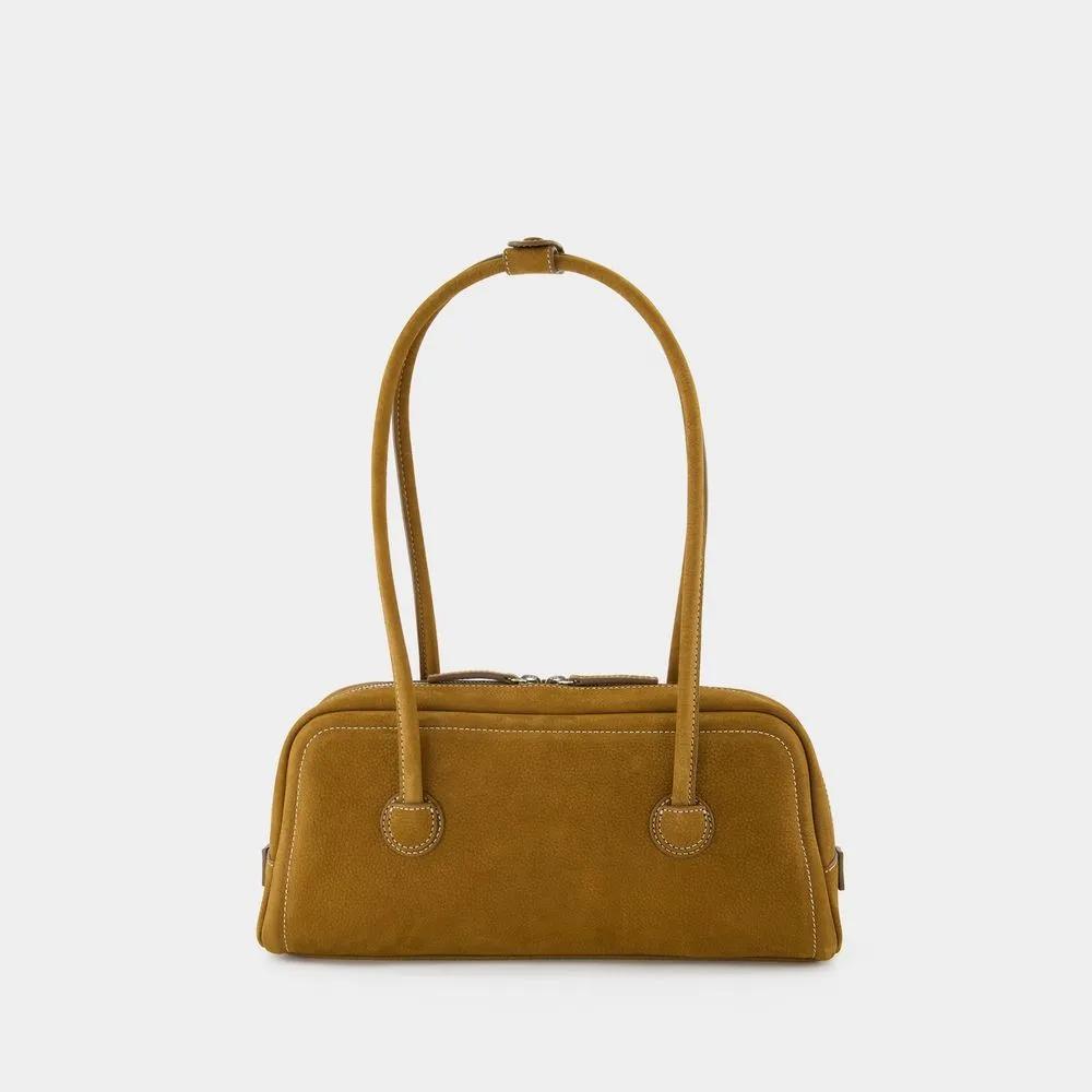 MARGE SHERWOOD Hobo bags Soft Baguette Shoulder Bag Leather Brown in bruin