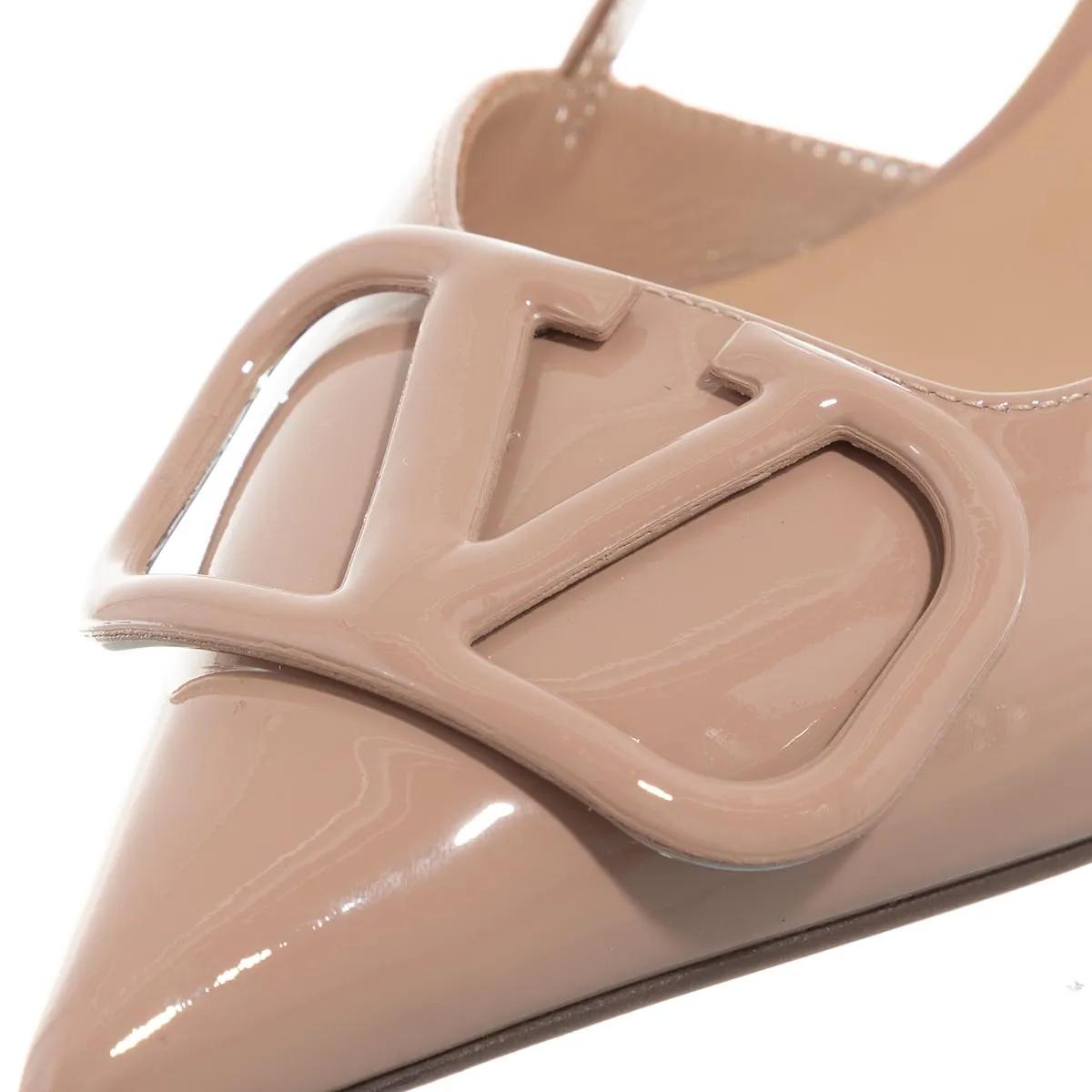Valentino Garavani Boots Sling Back Vlogo in poeder roze