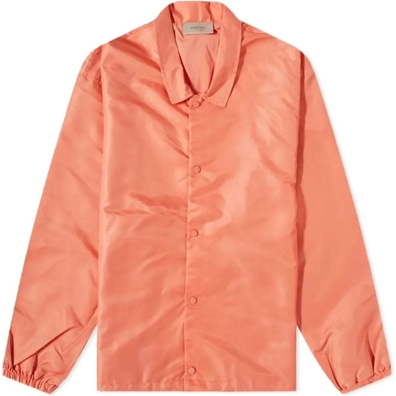 FEAR OF GOD Daunenjacke Essentials 1977 Logo Coaches Jacket orange
