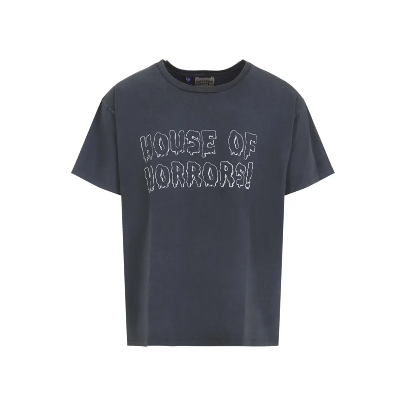 Gallery Dept. T-Shirt Short-Sleeved Graphic T-Shirt With Vintage Aesthet Black