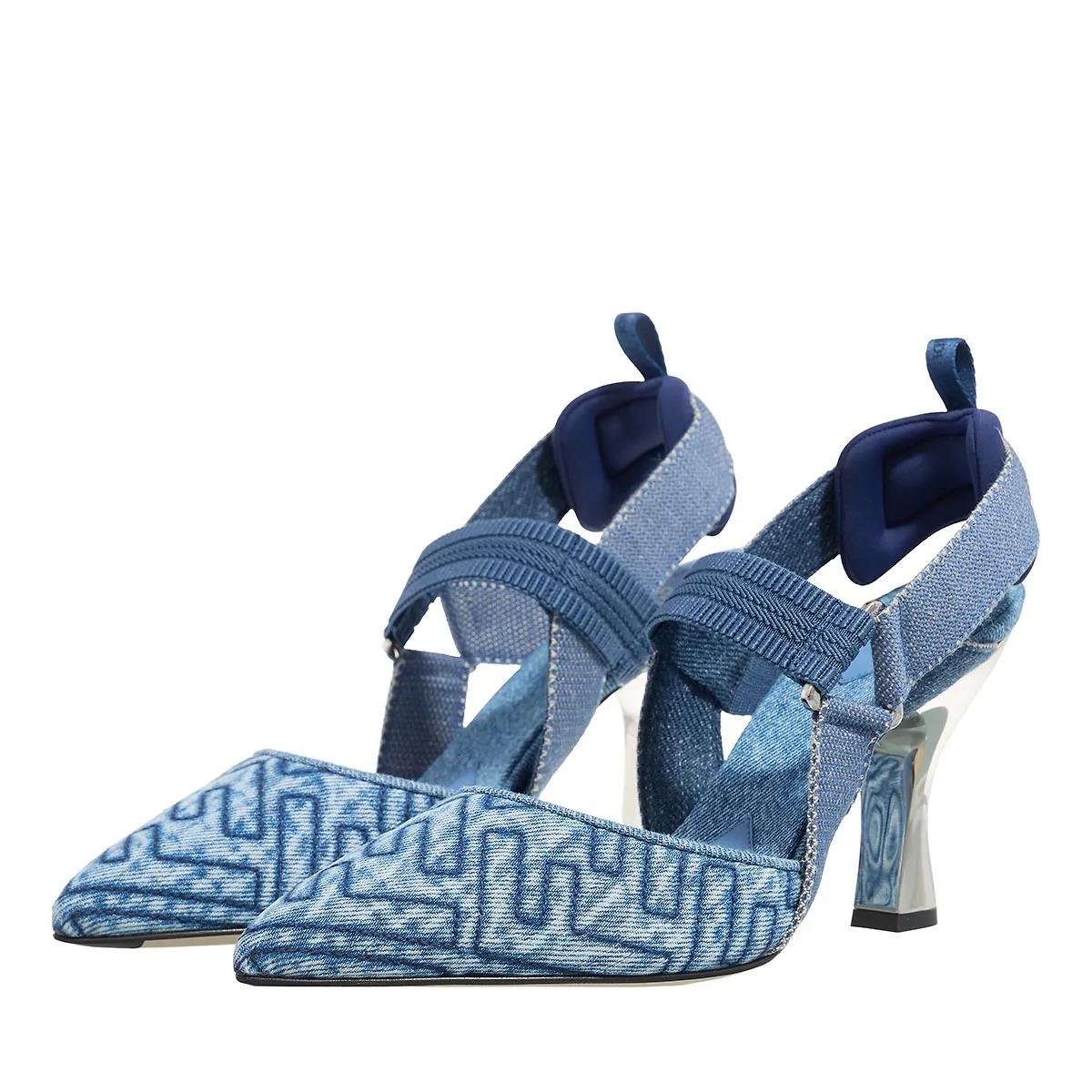 Fendi Hohe Schuhe - Women Slingback - Gr. 36 (EU) - in Blau - für Damen