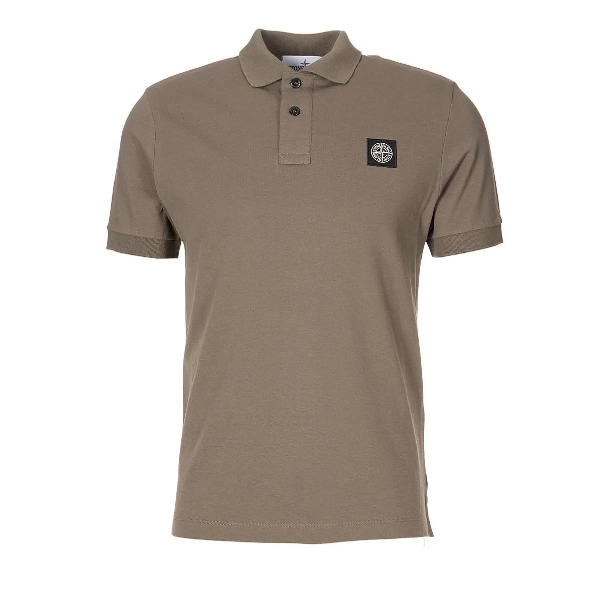 Stone Island - Polo Shirt - Größe S - braun