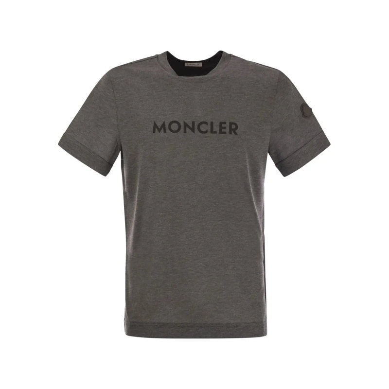 Moncler T-Shirt Logo T-Shirt Grey