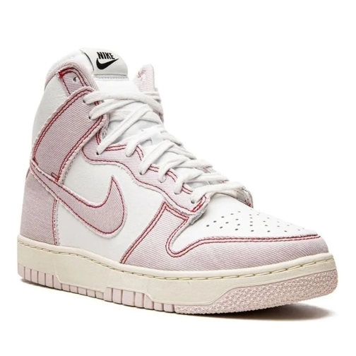 Nike lage-top sneaker Dunk High 1985 'pink Denim' Sneakers weiß