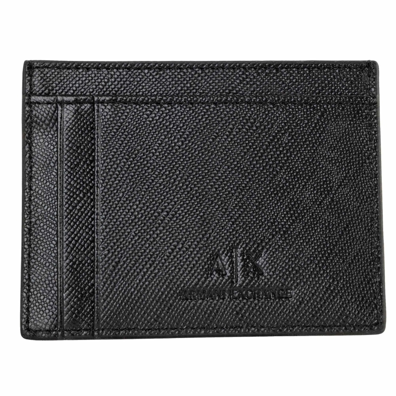Armani Exchange Geldbörse BARCELONA CREDIT CARD HOLDER 1er Pack schwarz(Image 2)
