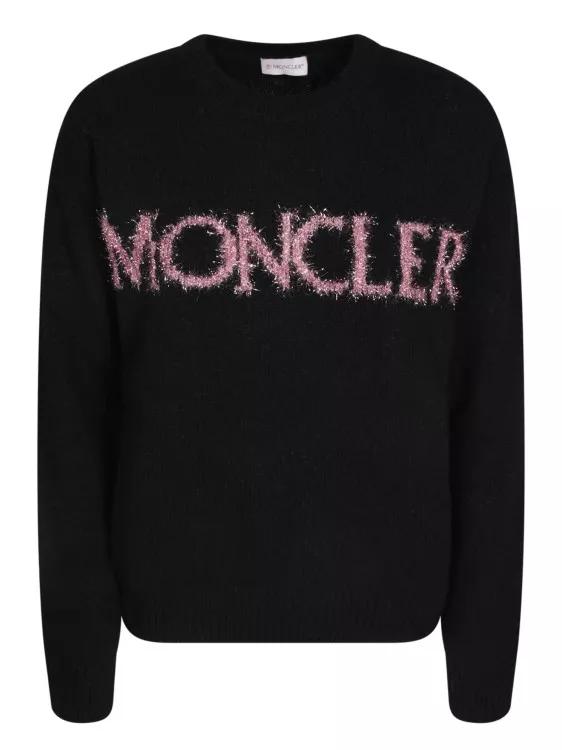 Black Wool/Polymide Blend Sweater Black