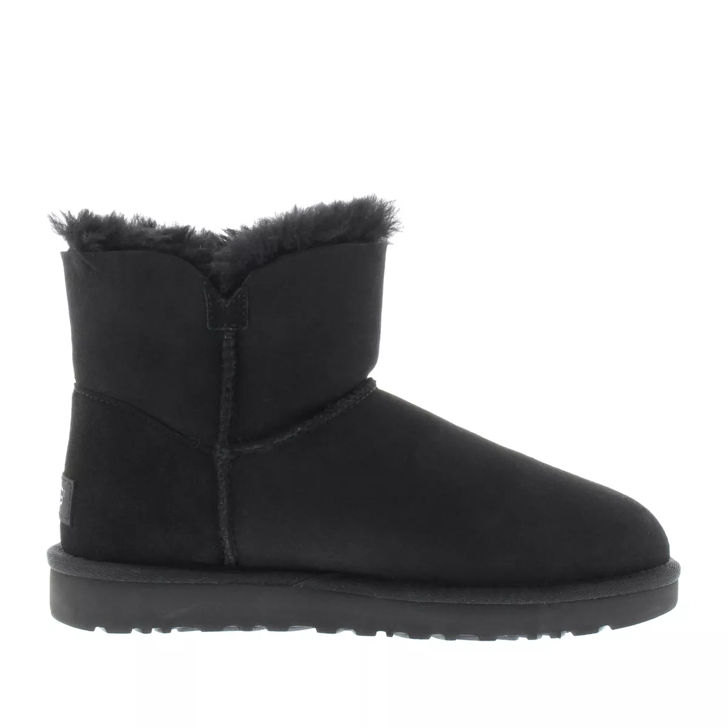 UGG W Mini Bailey Button Ii Black Winter Boot