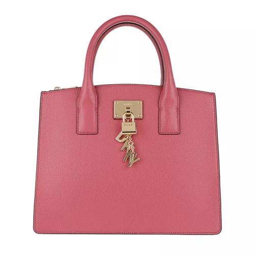 DKNY Elissa Split Tote Pink Rymlig shoppingväska