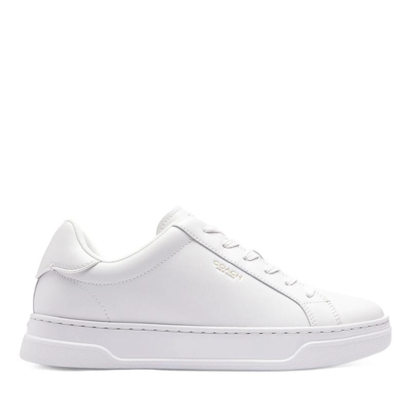 Coach Low-Top-Sneaker High Line Leather Sneaker Optic White