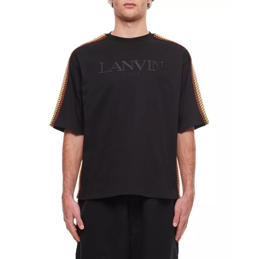 Lanvin Side Curb Oversized T-Shirt Black 
