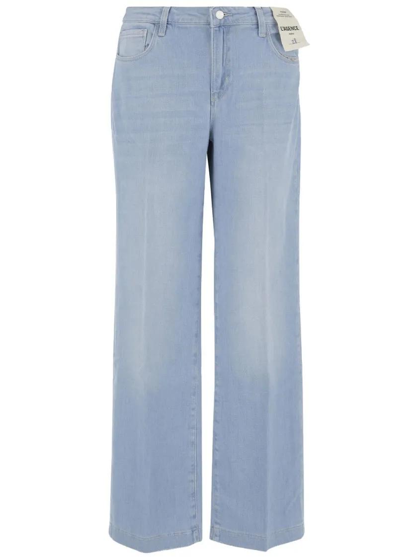 Thumbnail - L'AGENCE - Joanne Stretch Cotton Jeans - Größe 27 - blue