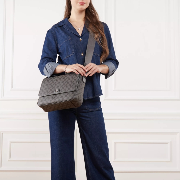 Gucci Ophidia Medium Messenger Bag Grey | Messenger Bag